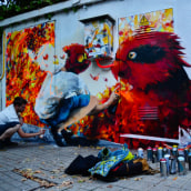 Proyecto Mural Torrelodones. Pintura, e Arte urbana projeto de Lucas Gallego Sánchez - 21.11.2019