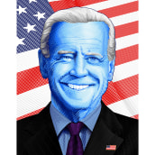 Joe Biden Poster . Un progetto di Illustrazione editoriale di Abraham García - 10.01.2021