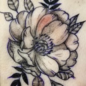 Mi Proyecto del curso: Tatuaje botánico con puntillismo. Desenho de tatuagens projeto de Cristina Alonso - 03.02.2021