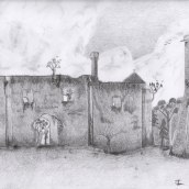 Mi Proyecto del curso: Técnicas de ilustración artística con grafito "Hacienda antigua". Traditional illustration, Pencil Drawing, and Drawing project by jair_quintana1999 - 02.04.2021