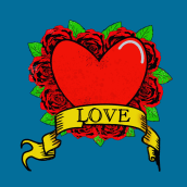 Love. Ilustração tradicional projeto de Jose Roberto Escamilla - 12.02.2021