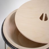 Tabowl. Furniture Design, Making, Industrial Design, and Woodworking project by Emilie Allard - 02.15.2021