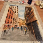 Toledo. Un proyecto de Arte urbano y Pintura a la acuarela de Ricardo Ahumada - 15.02.2021
