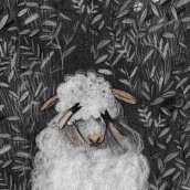 La oveja ofelia. Children's Illustration project by Elizabeth Builes Carmona - 02.16.2021