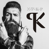 Logotipo de barber shop. Un proyecto de Br, ing e Identidad, Diseño de logotipos y Diseño tipográfico de kike Rodríguez López - 19.02.2021