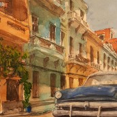 Havanna / Kuba. Un projet de Aquarelle de Wolfgang Scherzer - 22.02.2021