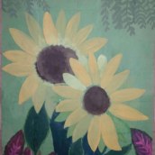 Mi Proyecto del curso: Pintura botánica con acrílico. Un proyecto de Pintura acrílica e Ilustración botánica de Alondra Melissa Acosta Caldera - 23.02.2021