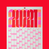 2021 Risograph CALENDAR. Graphic Design, 2D Animation, and Poster Design project by Antton Ugarte Ibarrondo - 02.24.2021