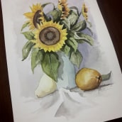 Bodegón en acuarela. Traditional illustration, Painting, Drawing, and Watercolor Painting project by Sergio Vera - 07.29.2020