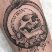 Tatuajes de cráneos. Tattoo Design project by Mazvtier - 03.08.2021