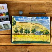 Mi Proyecto del curso: Cuaderno de viaje en acuarela. Watercolor Painting project by Abby Acosta - 03.11.2021