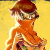 Velma Dinkley where are you !!!. Digital Illustration, Digital Drawing, and Digital Painting project by Miguel A. Guzmán - 01.14.2021