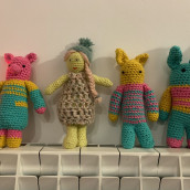 mis pequeñxs. Un proyecto de Artesanía, Creatividad, DIY y Crochet de ainhoabellamy - 12.03.2021