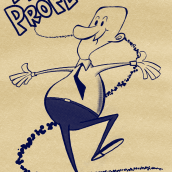 Mi Proyecto del curso: Diseño de personajes estilo cartoon con Procreate - "El Profe". Un proyecto de Ilustración tradicional, Diseño de personajes, Cómic, Bocetado, Creatividad, Dibujo a lápiz, Dibujo y Dibujo digital de JORGE GONZÁLEZ GARAZATÚA - 14.03.2021