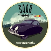 Diseño para Club Saab España - Regalo conmemorativo. Ilustração digital projeto de Luis Sánchez Carvajal - 17.03.2021