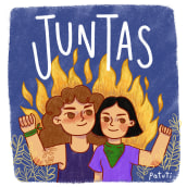 JUNTAS. Traditional illustration, Drawing, and Digital Drawing project by Ana María Jiménez Vélez - 03.07.2021