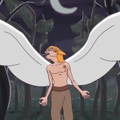 Proyecto Animación 2D: Angel. Animation, Character Design, and 2D Animation project by David González - 03.19.2021