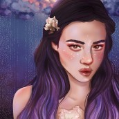 My project in Digital Fantasy Portraits with Photoshop course. Traditional illustration, Digital Illustration, and Portrait Drawing project by Carmen - 03.24.2021