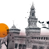 POPPING UP MILANO. Un proyecto de Ilustración, Animación 2D e Ilustración arquitectónica de Carlo Stanga - 24.03.2021