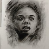 Mi Proyecto del curso: Retrato artístico al carboncillo: creando atmósferas. Portrait Drawing project by Mónica Patricia Clavijo Zárate - 03.25.2021