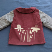 Baby set. Screen Printing, and Sewing project by Claudia Dominguez - 03.26.2021