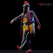 Cyberpunk Men 2077 . Un proyecto de Animación de personajes y Animación 3D de Jesus Silva - 26.03.2021