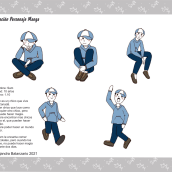 Mi Proyecto del curso: Sam, un chico que puede hacer magia. Un projet de Illustration traditionnelle , et Manga de Alejandra Balanzario G - 31.03.2021