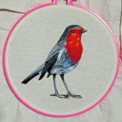 Mi Proyecto del curso: Pintar con hilo: técnicas de ilustración textil. Embroider project by Valentina Riquelme - 04.02.2021