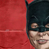 Elon Musk, Batman y Magritte.. Un proyecto de Ilustración tradicional e Ilustración de retrato de Eloi F Valle Urbina - 02.04.2021