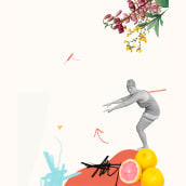Collage Murales Serie 1. Un proyecto de Ilustración tradicional, Diseño gráfico y Collage de Jessica Cidrás - 05.04.2021