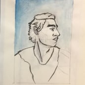 Mi Proyecto del curso: Cuaderno de retratos en acuarela. Desenho projeto de Alejandra Duque Molina - 06.04.2021