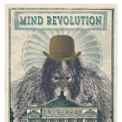 Mind Revolution. Traditional illustration, Poster Design, and Digital Illustration project by Yeferson Ramirez - 08.16.2018