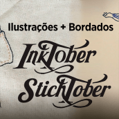 Inktober + Stichtober Ein Projekt aus dem Bereich Traditionelle Illustration und Stickerei von Carolina Kuwabata - 31.10.2020