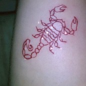 Tattoo Scorpion. Tattoo Design project by Zach Morgado - 04.07.2021