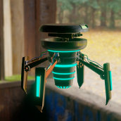 drone modelado en blender. 3D projeto de José antonio Brito peña - 14.03.2021