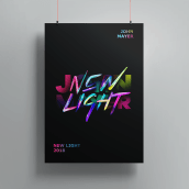 New Light. Art Direction, Photograph, Post-production, Photo Retouching, Poster Design, Digital Illustration, Digital Lettering, H, and Lettering project by Azul Hudson - 04.11.2021
