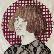 Mi Proyecto del curso: Creación de retratos bordados. Embroider project by Idoia Sesumaga - 04.11.2021