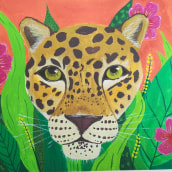 Jaguar. Un proyecto de Ilustración tradicional, Ilustración botánica y Pintura gouache de Maria Angeles Salazar Rustarazo - 11.04.2021