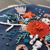 My project in Advanced Embroidery Techniques: Stitches and Compositions with Volume course. Un progetto di Ricamo di kristina.dulevich - 14.04.2021