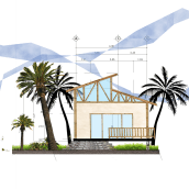Villa Quetzal - Tulum Arquitectura e interiorismo. Architecture, Interior Architecture, and ArchVIZ project by Gabriela Tirado - 11.16.2020