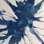 Cyanotype on paper. Criatividade projeto de Ελένη Γαλάνη - 18.04.2021