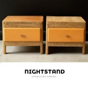 nightstand - upcycling. Un proyecto de Diseño industrial, Diseño de interiores y Diseño de producto de Naii Vegas - 01.04.2020