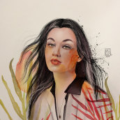 Vision. Un proyecto de Ilustración tradicional, Ilustración digital e Ilustración de retrato de Gabriela - 25.04.2021