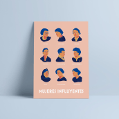 Mujeres influyentes Ein Projekt aus dem Bereich Illustration und Porträtillustration von eluguina - 28.04.2021