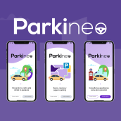 Proyecto Parkineo. Un proyecto de Diseño, Publicidad, UX / UI, Dirección de arte y Diseño gráfico de Carlos De Luz Muñoz - 30.04.2021