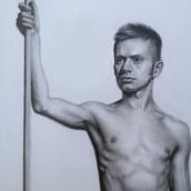 Mi Proyecto del curso: Dibujo realista de la figura humana. Pencil Drawing, Realistic Drawing, and Figure Drawing project by sergio1986dsilvestre - 05.02.2021