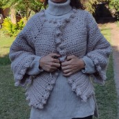 Mi Proyecto del curso:  Top-down: prendas a crochet de una sola pieza. Un proyecto de Crochet de Alicia Carreño - 08.05.2021
