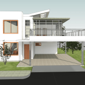 Mi Proyecto del curso: Diseño y modelado arquitectónico 3D con Revit. Design, e Arquitetura projeto de Edwin Hernandez Ariza - 03.05.2021