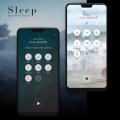 Sleep (app) - proyecto personal. Projekt z dziedziny Design i UX / UI użytkownika RobertoMartín - 17.05.2021