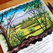 Mi Proyecto del curso: Cuaderno de viaje en acuarela. Un progetto di Illustrazione tradizionale, Pittura ad acquerello, Illustrazione architettonica e Sketchbook di beatrizaquino09 - 18.05.2021